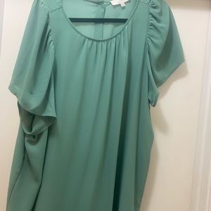 Loft XXL maternity blouse in green